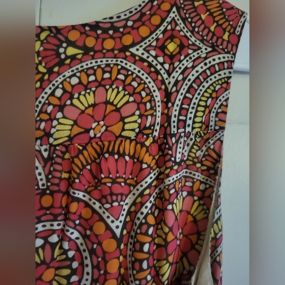 GAp Boho Colorful Patterned Sleeveless Dress - Picture 4 of 7